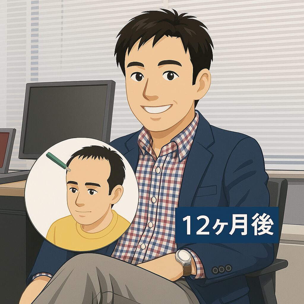 毛髪の生着・成長