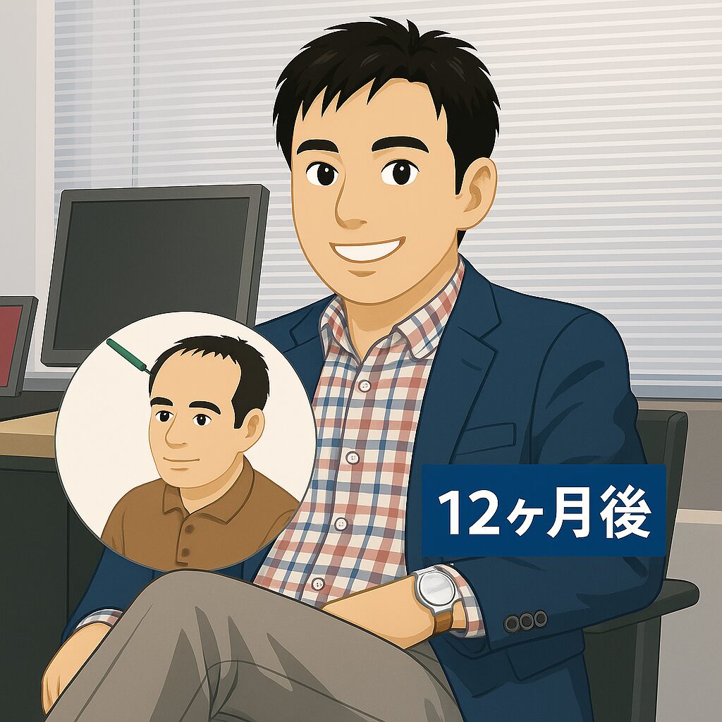 毛髪の生着・成長