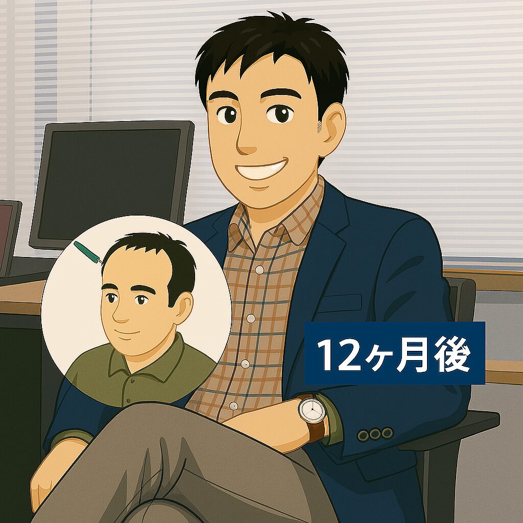 毛髪の生着・成長