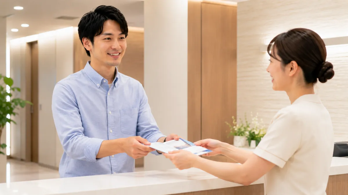 メンズリゼの無料カウンセリングを検討する男性